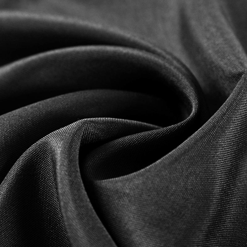 Cupuamon Cloth Napkins 17x17 inch Washable Polyester Dinner Napkins Soft Table Napkins for Wedding Party Dining Banquet(Black,50PCS) - Image 2